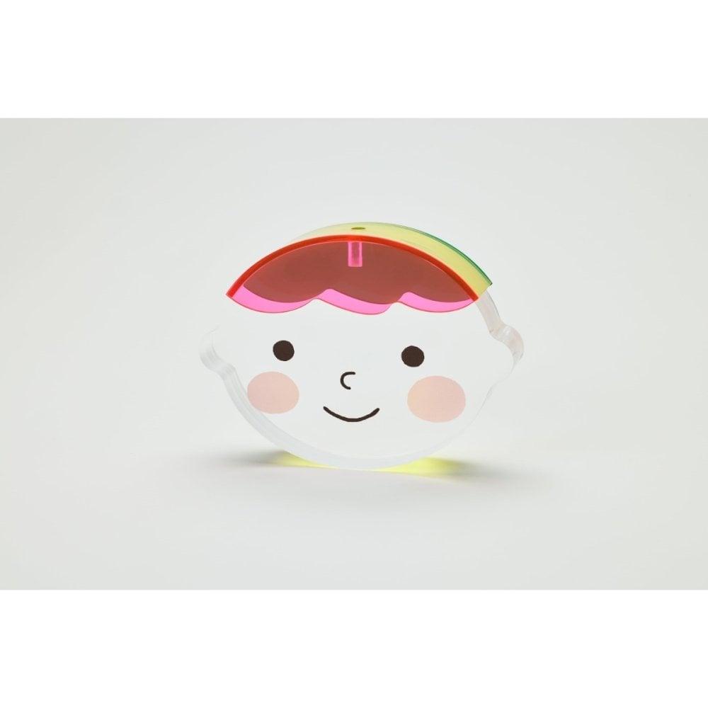 アクリルkittoko【B】(green × yellow × pink) ファーストヘア ファーストカット 出産祝い お誕生日 ギフト プレゼント