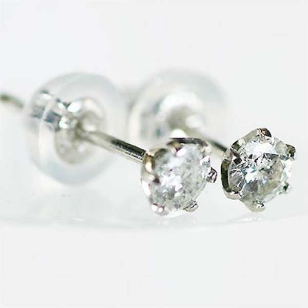 ダイヤモンド ピアス プラチナ Pt900 Pt 0.2ct ダイヤ 一粒 2石 天然ダイヤモンド レディース ジュエリー アクセサリー 金属アレルギー対応 両耳用 シンプル 華奢 上品 ギフト プレゼント ラッピング対応 贈り物