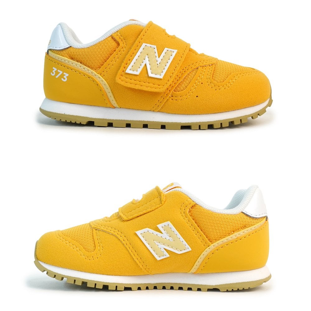 ニューバランス new balance 373 スニーカー 子供靴 ベビー シューズ 運動靴 靴 出産祝い 女の子 NB I373 7F9 W イエロー 運動会 通園 遠足