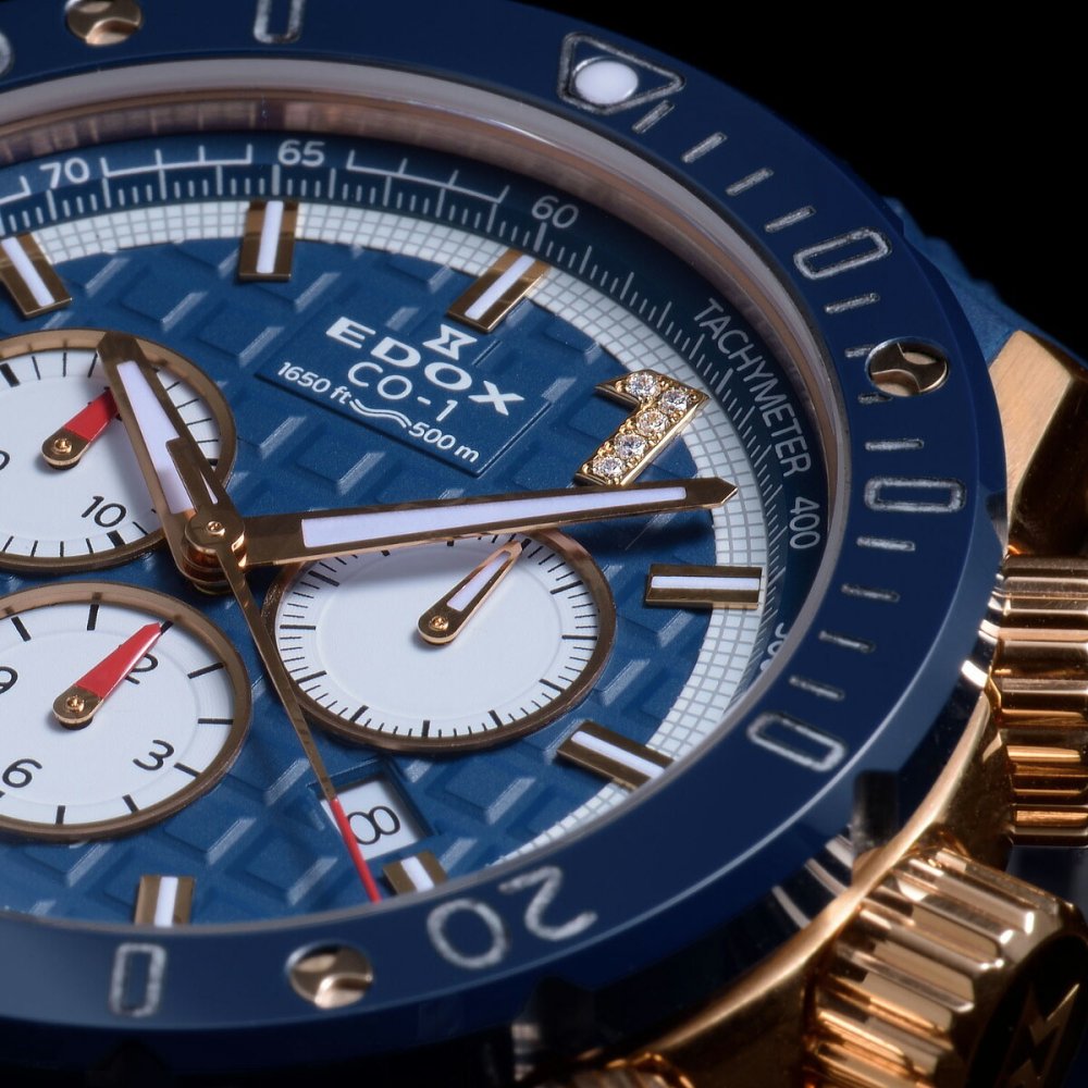 エドックス EDOX クロノオフショア1 クロノグラフ リミテッドエディション 腕時計 メンズ 世界限定300本 10221-37RBU9-BUIDR9 CHRONOFFSHORE-1
