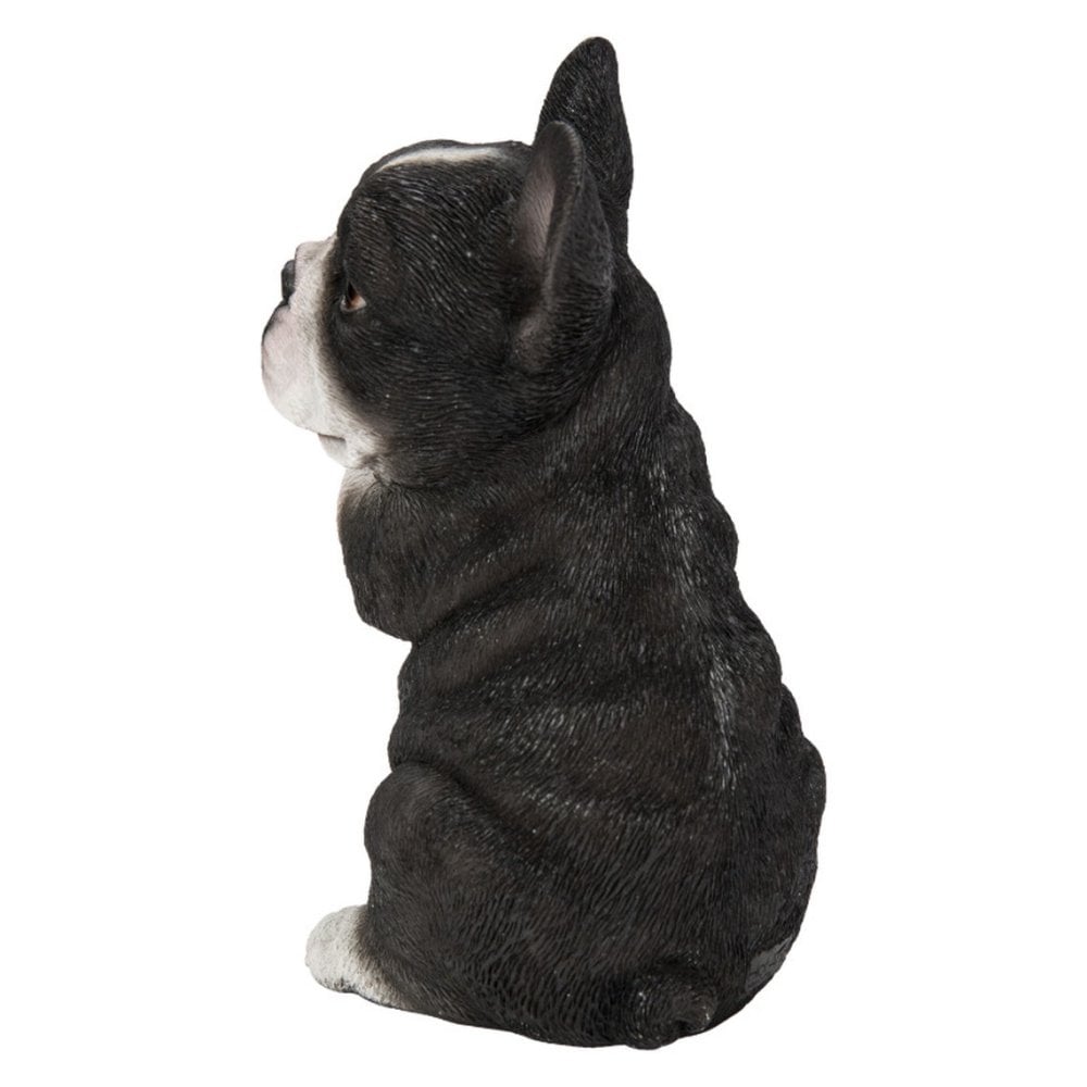 置物 woobia ウービア 犬 フレブル ブーケを持つ黒白フレンチブルドッグ 一輪挿し 高さ19cm 花器 パイド リアル 本物そっくり イギリス生まれ 職人手彩色 縁起物 戌年 玄関 インテリア 新築祝い 引っ越し祝い 開店祝い 出産祝い 誕生日 お祝い ギフト プレゼント 犬好き