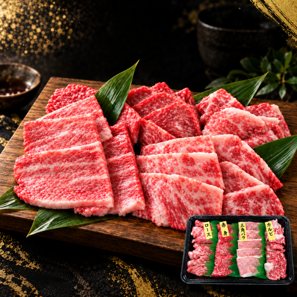 黒毛和牛 A4 A5 焼肉4種食べ比べ 400g 焼肉セット 肉ギフト