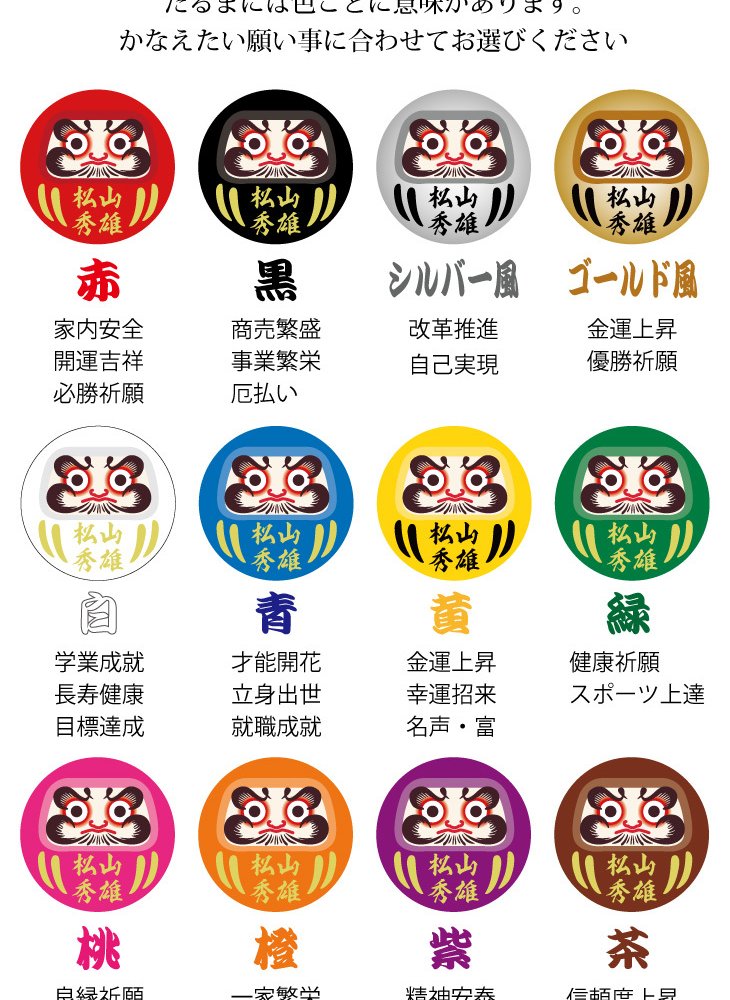 最短即日出荷対応 名入れネームプレート（だるま 達磨 ダルマ）ゴルフ キャディバッグ 名札 ネームタグ 名入れゴルフギフト ネーム入り プレゼント