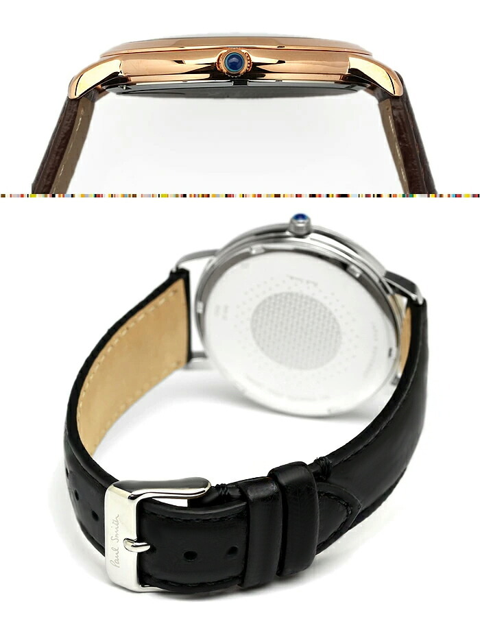 【ペアウォッチ】ポールスミス Paul Smith 腕時計 牛革ベルト MA 41mm×41mm クオーツ 日本製ムーブメント 日常生活防水 シンプル 大人 PS-PAIR 恋人 カップル 2本セット お揃い 夫婦 記念 結婚 20代 30代 40代 50代 60代