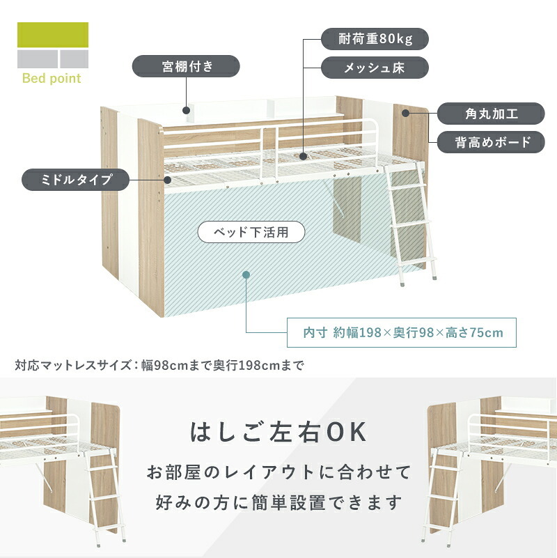 学習机 システム RB-1642S デスク+ワゴン+ 3点セット ロフト 下収納 キャスター付き デスク 学習デスク 勉強机 サイドワゴン かわいい 子供部屋 キッズ家具 子ども部屋 進学 入学 ワゴンの付いたシステムベッド スチール インテリア 新生活