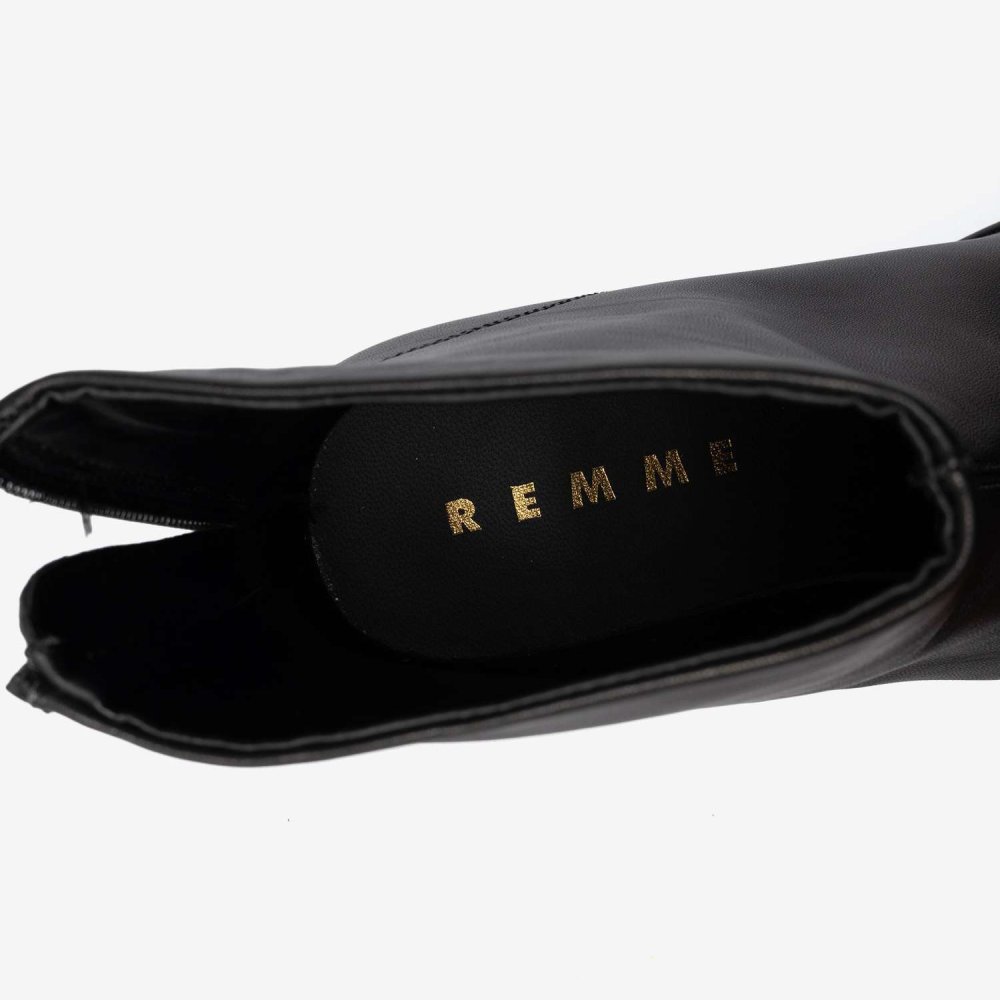【正規品】 レメ REMME chunky boots チャンキーブーツ ZH-25W022-1-SO  ブーツ ショートブーツ ヒール レディース シューズ