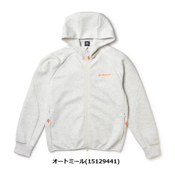 ニューエラ ゴルフ テック スウェット フルジップ フーディー Emboss Logo オートミール New Era Golf (15129441) 2026年秋冬モデル お誕生日祝い お祝い 記念品 お父さん 父の日 彼氏 男性 30代 40代 50代 60代 母の日 お母さん 還暦祝い 敬老の日 彼女 人気プレゼント プレゼント