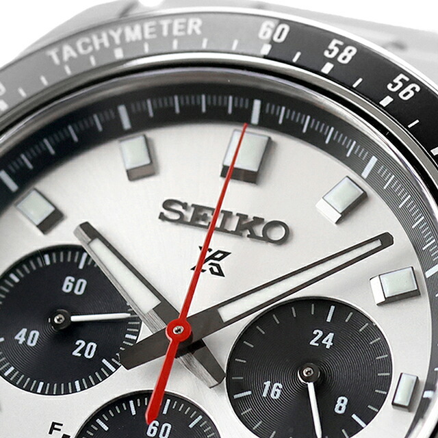 セイコー プロスペックス スピードタイマー ソーラー 腕時計 ブランド メンズ クロノグラフ SEIKO PROSPEX HBJ001P アナログ シルバーホワイト