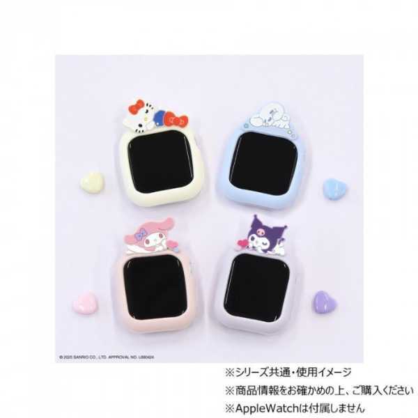 Apple Watch ケース 41mm 40mm 対応 サンリオ マイメロディ シリコン カバー アップルウォッチ 保護 傷防止 可愛い おしゃれ キャラクター ギフト プレゼント サンリオ正規ライセンス品