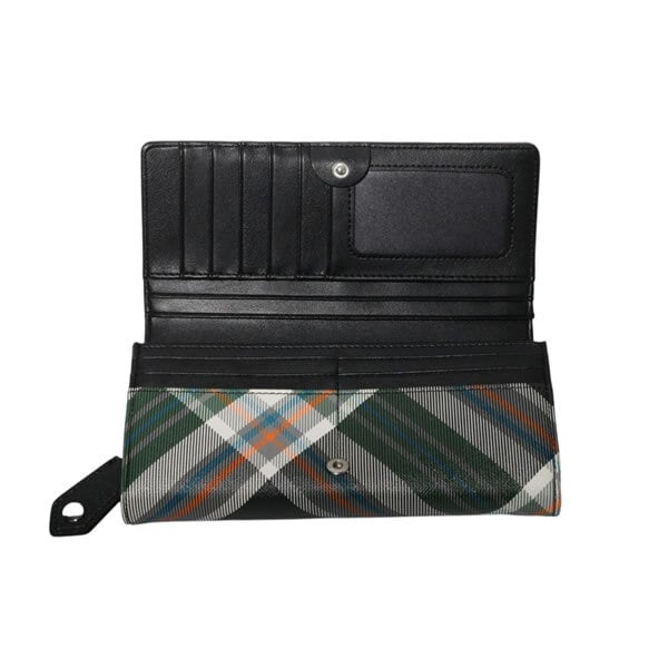 ヴィヴィアンウエストウッド VIVIENNE WESTWOOD 長財布 CLASSIC LONG WALLET 51060025-s0012-derby O102 DERBY TARTAN GREEN タータン グリーン