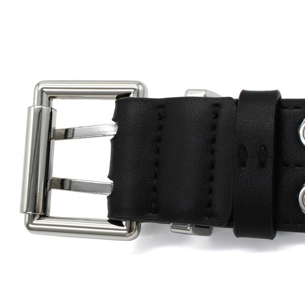 GANNI ガニー ベルト A6586-099 Black Double Eyelet Belt アイレット ブラック