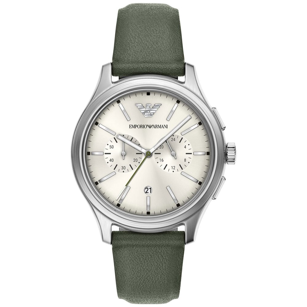 エンポリオアルマーニ EMPORIO ARMANI 腕時計 メンズ クロノグラフ レザー AR11801【2026 新作】
