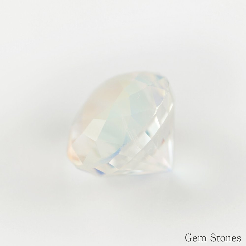 希少 ペアシェイプカット ラブラドライト 2.255ct ルース 宝石 裸石 オレンジ ブルー グリーン ムーンストーン ジュエリー コレクション 記念 お守り クリスマス 誕生日 プレゼント