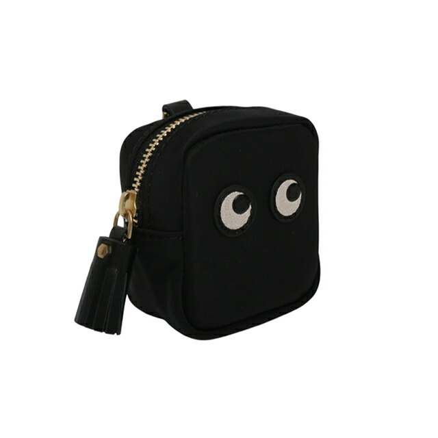 アニヤハインドマーチ ANYA HINDMARCH Eyes アイズ イヤホンポーチ イヤホンケース 193610 ユニセックス Black