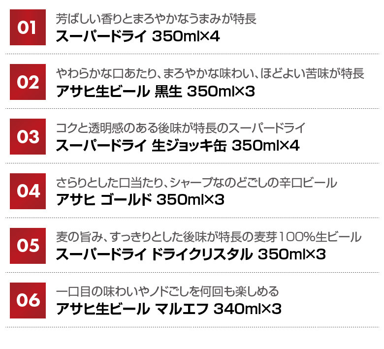 【 アサヒ ビールギフト 20本 】 アサヒビール 飲み比べ 6種 20本 ビールセット誕生日プレゼント お歳暮 お供え  ビールギフト 20本 詰め合わせ 出産 お祝い 内祝い お返し 送料無料 ※【包装済】