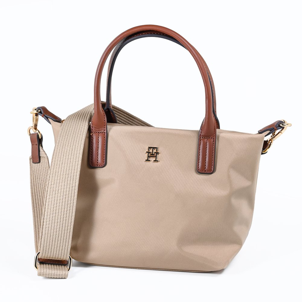 高品質ヨーロッパ輸入モデル トミーヒルフィガー TOMMY HILFIGER トートバッグ ミニトート ミニショルダー レディース POPETTE MINI クリーム AW0AW17709 ACC HORSERADISH 送別会 誕生日 結婚祝い 結婚式 彼氏 息子 夫 男性 名刺入れ 高級 父の日 母の日 即日発送