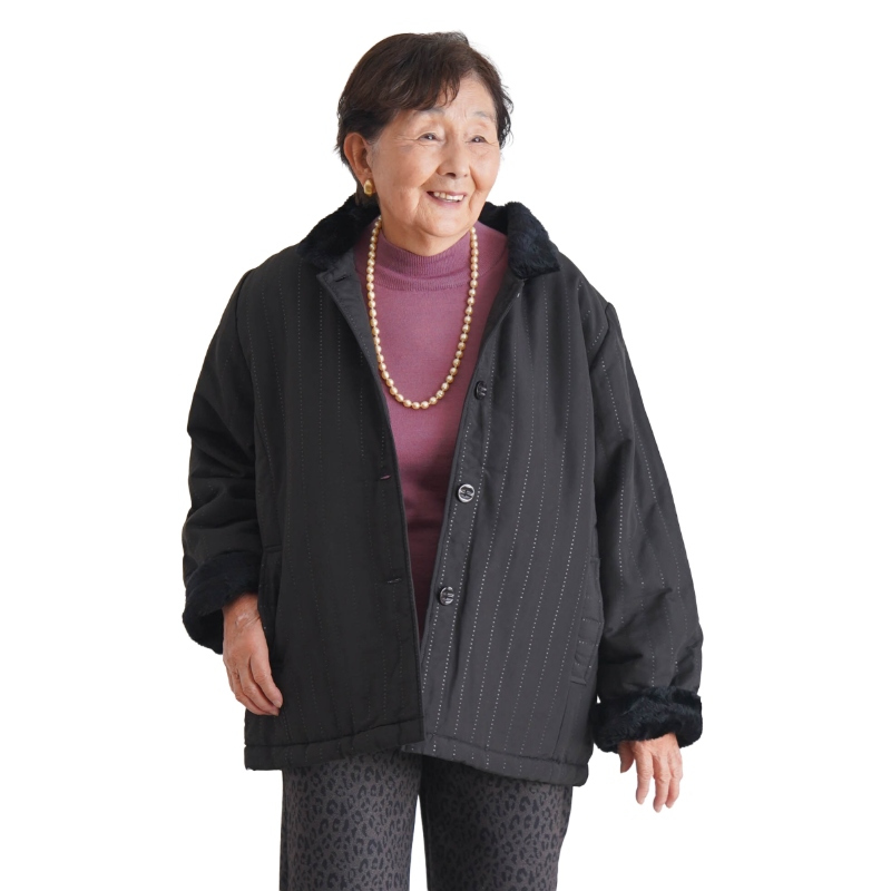 シニアファッション レディース 80代 70代 60代 90代 秋冬 あったか 防寒 裏ボア あったか 撥水 フード取り外し コート おばあちゃん 服 誕生日 プレゼント 婦人服 アウター 女性 ハイミセス ミセス 祖母 お年寄り 老人 高齢者（csz-fo3-3-284）