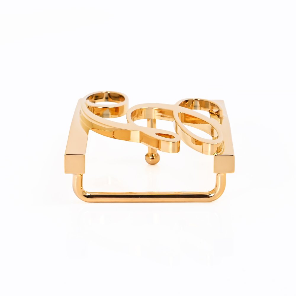 ジョルジオスタメッラ GIORGIO STAMERRA バックルのみ トップ式バックル Gロゴバックル メンズ ブラス100% アルチェ用 幅3.5cm用 FBM GLB1 35 ゴールド 送別会 誕生日 お中元 結婚祝い 結婚式 高級 父の日 母の日 ホワイトデー