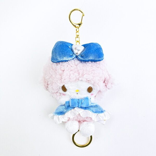 サンリオ マイスウィートピアノ リール付きマスコット ブルー ぬいぐるみ Sanrio