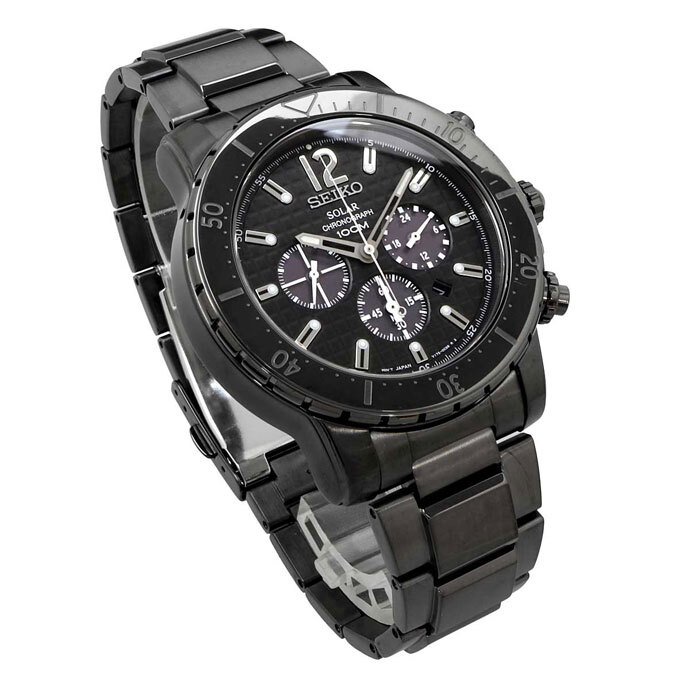 SEIKO 腕時計 セイコー 時計 ウォッチ ソーラー クロノグラフ 100M防水 メンズ SSC225P1 海外モデル [並行輸入品]