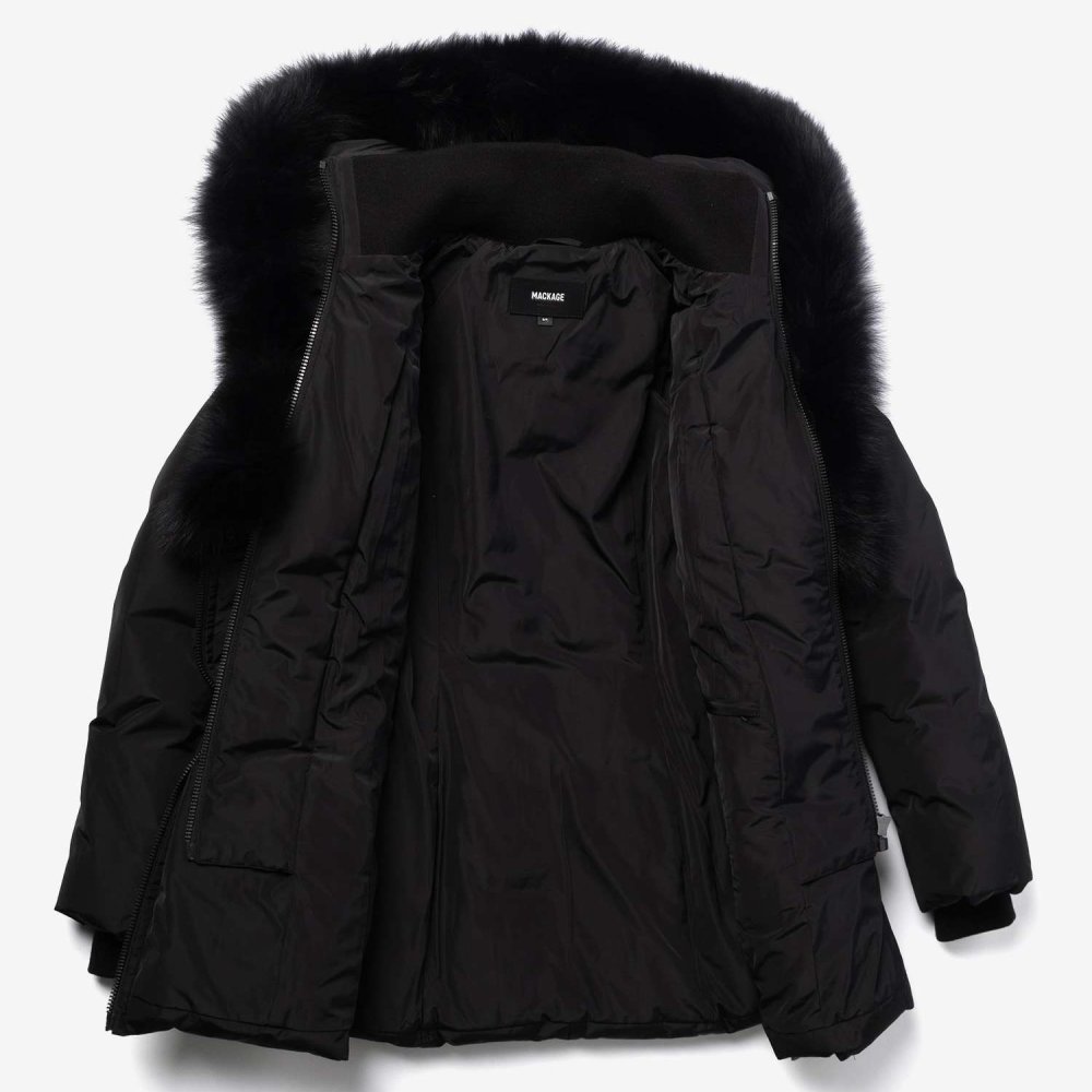 マッカージュ MACKAGE ADALI-BX HOODED DOWN COAT フーデッド ダウン コート ミドル丈 ダウンジャケット ファー レディース アウター