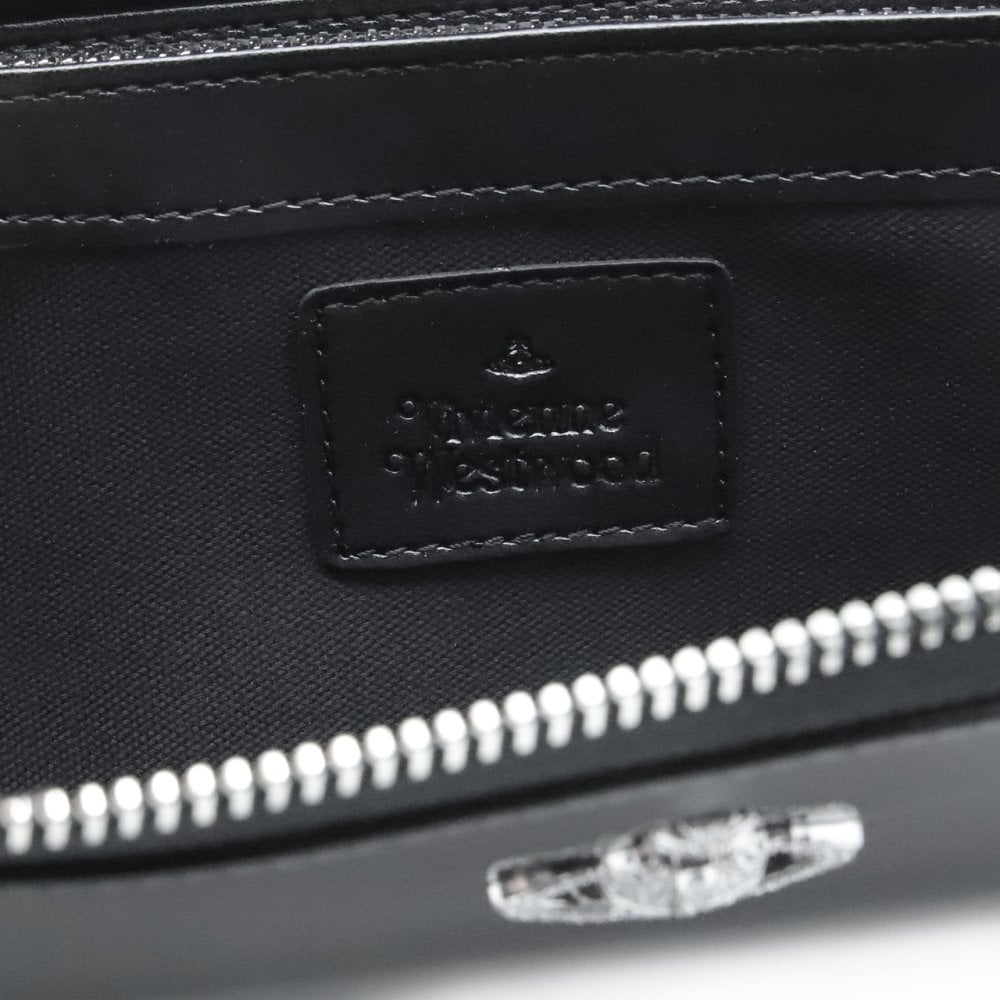 ヴィヴィアンウエストウッド 長財布 レディース メンズ 男女兼用 ラウンドファスナー長財布 Vivienne Westwood ヴィヴィアン パテント ブラック VW4287 (5106005MW-S002O-N404) 【2026年秋冬モデル】 【ラッピング無料 誕生日 お祝い プレゼント ギフト 贈り物】