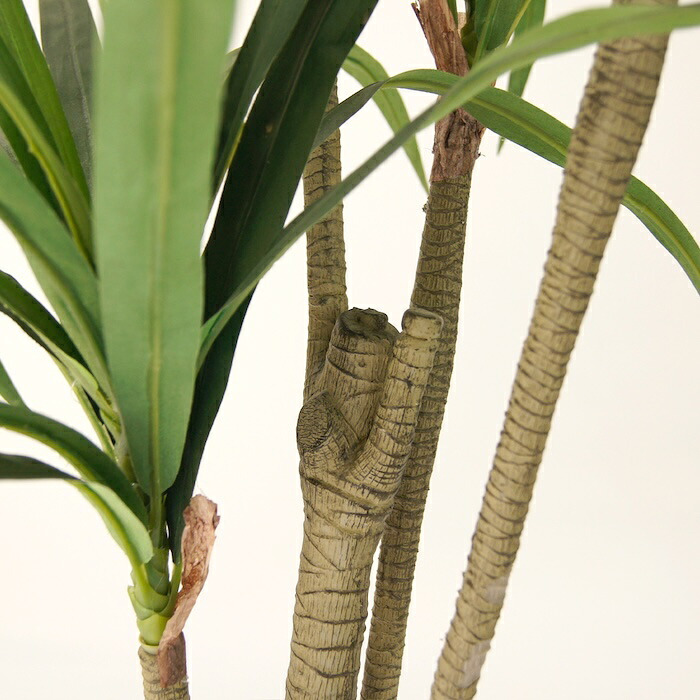 観葉植物 造花 ユッカ BROWN 全高約160cm 大型 フェイクグリーン 本物そっくり おしゃれ インテリア 人工観葉植物 アーティフィシャルグリーン オフィス 店舗 ホテル 開店祝い 室内 青年の木 エレファンティペス フェイク
