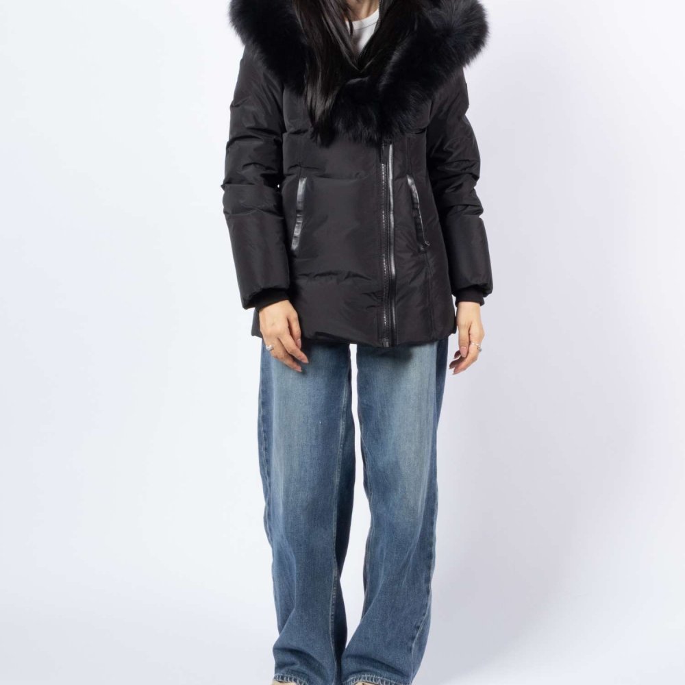 マッカージュ MACKAGE ADALI-BX HOODED DOWN COAT フーデッド ダウン コート ミドル丈 ダウンジャケット ファー レディース アウター