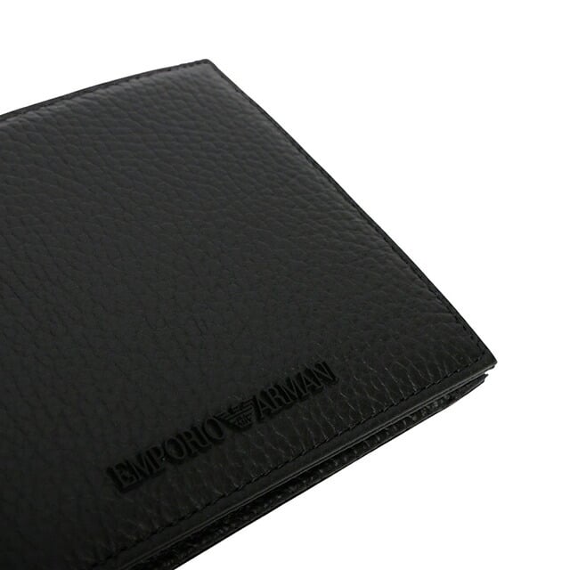 エンポリオ アルマーニ EMPORIO ARMANI 二つ折り財布 二折財布 y4r167-y068e-80001 メンズ NERO