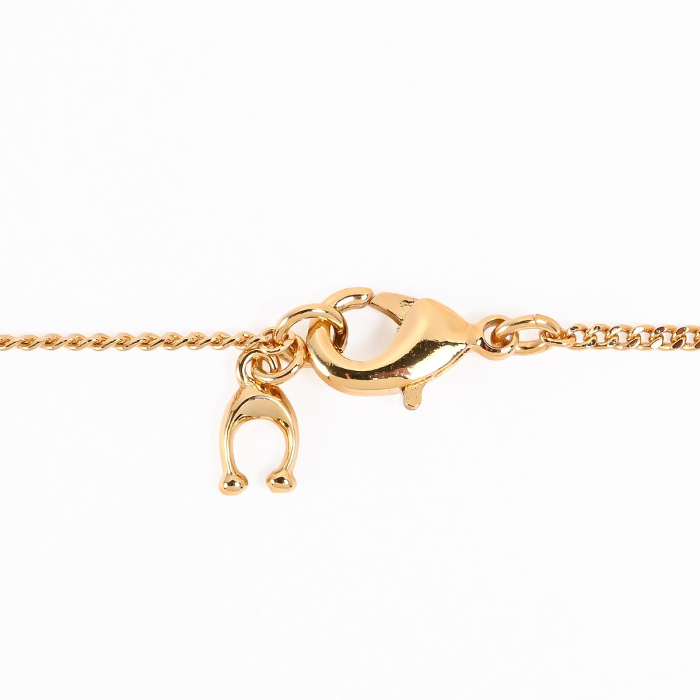 コーチ COACH ネックレス シグネチャー Cロゴ ティーローズ レディース ゴールド 571532GLD100 ジュエリー アクセサリー バレンタイン 送別会 誕生日 結婚祝い 結婚式 高級 父の日 母の日【スペシャルラッピング660円(別売り)】 即日発送 ファッション小物 ビジネス小物 ホワイトデー