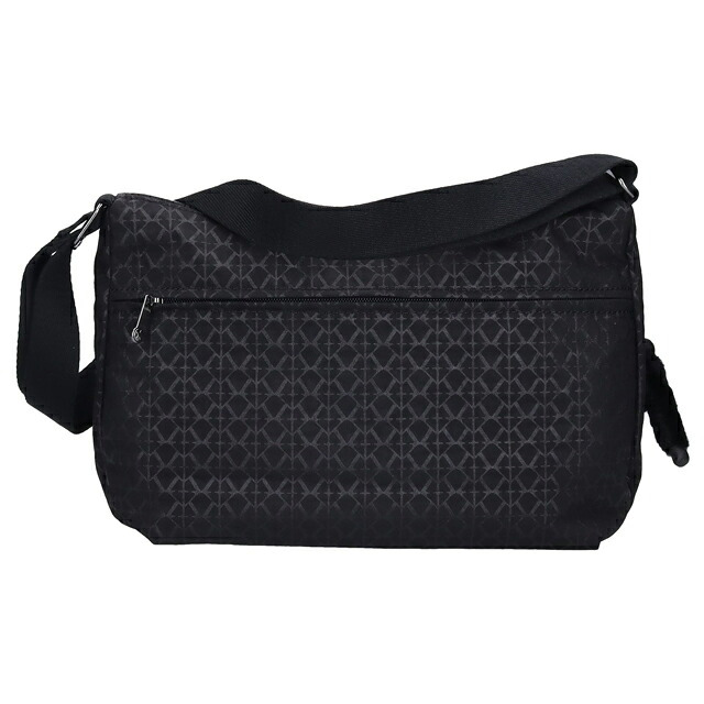 キプリング ショルダーバッグ レディース ブランド Kipling イゼラ ロゴ ワンポイント 総柄 K12592-K59 Signature Emb 黒