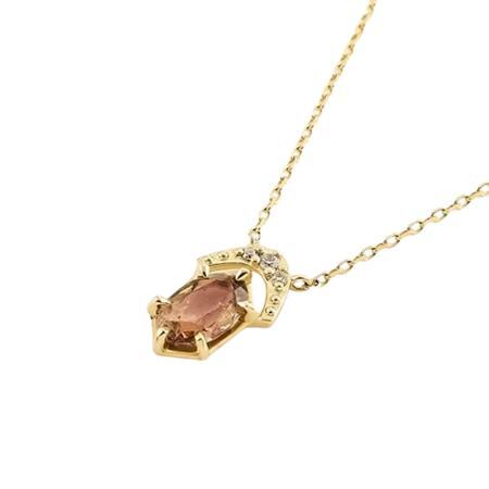 【無料ラッピング】  ヨンドシー 4℃ Summer Collection K10イエローゴールド ネックレス アンダリュサイト ブランド 正規品 新品 ギフト プレゼント 人気 おすすめ 誕生日 記念日 クリスマス 送料無料