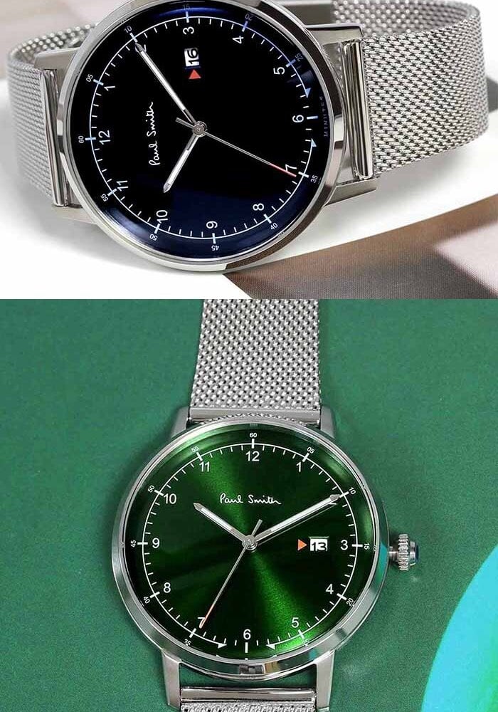 ポールスミス Paul Smith 腕時計 メンズ 41mm ステンレス クラシック ブランド 人気 ウォッチ プレゼント ゲージ GAUGE グリーン ブラック ネイビー シルバー
