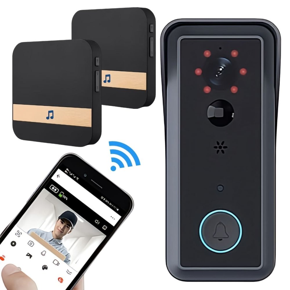 ドアカメラ   MV01  WIFI式インターホン   ドアフォン   防犯   動体検知   ミリオンHD   155度 広角レンズ   赤外線照射機能   防水IP54   双方向オーディオの機能   住宅設備ドアホン   インターホン   設置も簡単   ※注意点 2.4GHzのWiFiのみに対応。