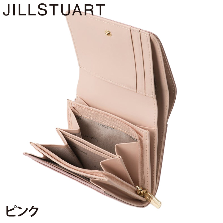 ジル スチュアート 財布 二つ折り レディース 牛革 Honey コンパクト リボン ギフト JILL STUART