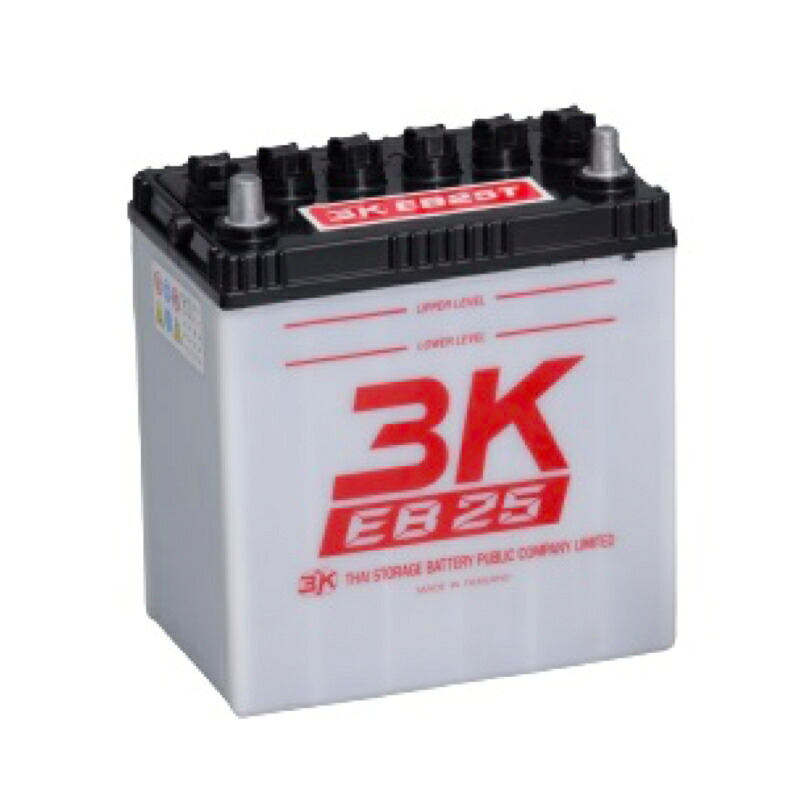 スリーキングス 3K-EB25LL 新品 サイクルバッテリー 電気車両用 電動フォークリフト 床洗浄機 ゴルフカート 溶接機 搬送車 高所作業車 30Ah 20時間率 L型端子(左) 屋内屋外対応 6ヶ月保証 岐阜バッテリー販売