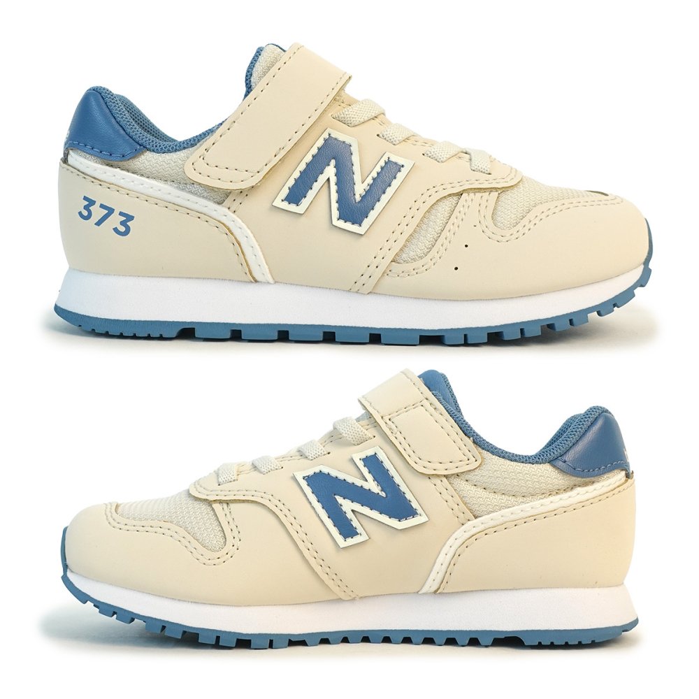 ニューバランス new balance 373 スニーカー 子供靴 キッズ シューズ 運動靴 靴 女の子 普段履き NB Y373 75U M ベージュ/ブルー