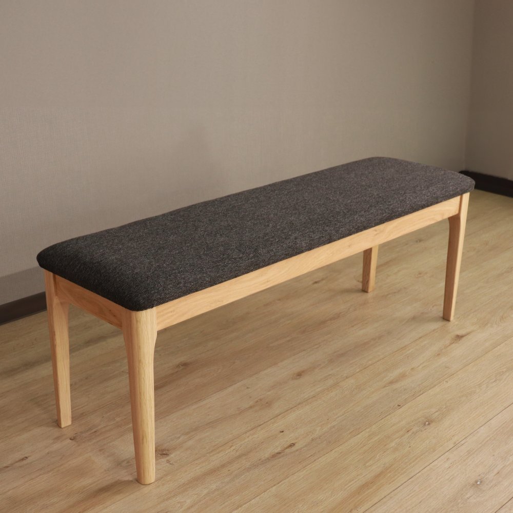 ダイニングベンチ メーベル レッドオーク 天然木 92cm・120cm ナチュラル・ブラウン W92xD35xH44cm / W120xD35xH44cm ベンチ 長椅子 食卓椅子 ダイニング 木製 ナチュラル ブラウン おしゃれ
