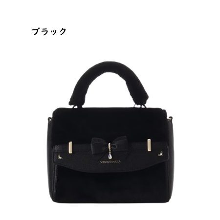 【無料ラッピング】 サマンサベガ Samantha Vega ショルダーバッグ アクセントリボン ファー 可愛い レディース ブランド 正規品 新品 ギフト プレゼント 人気 おすすめ 誕生日 記念日 クリスマス 送料無料 svg522498