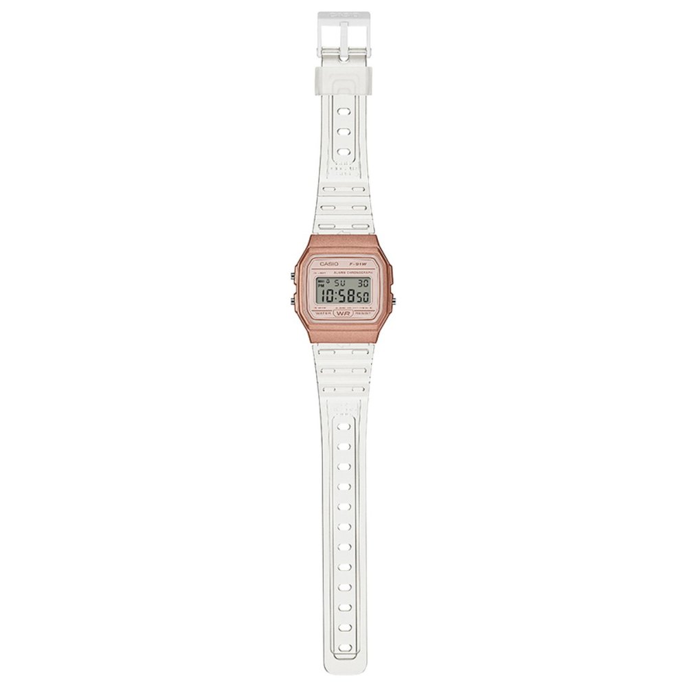 カシオ コレクション CASIO Collection デジタル 腕時計 F-91WS-7A3JF スケルトンバンド【2026 新作】
