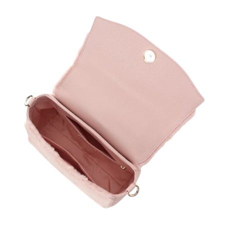 【無料ラッピング】 サマンサベガ Samantha Vega ショルダーバッグ アクセントリボン ファー 可愛い レディース ブランド 正規品 新品 ギフト プレゼント 人気 おすすめ 誕生日 記念日 クリスマス 送料無料 svg522498