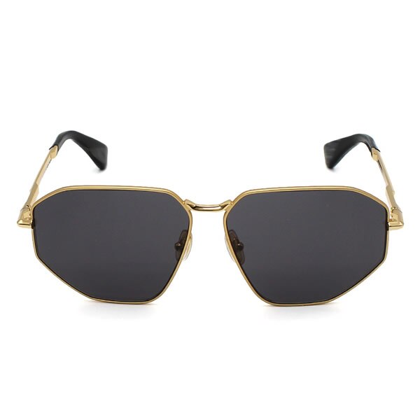 マックスマーラ サングラス MAX MARA MM0143/S 30A 59 サングラス ノーズパッド MM0143-30A-59 ゴールド ブラック ユニセックス