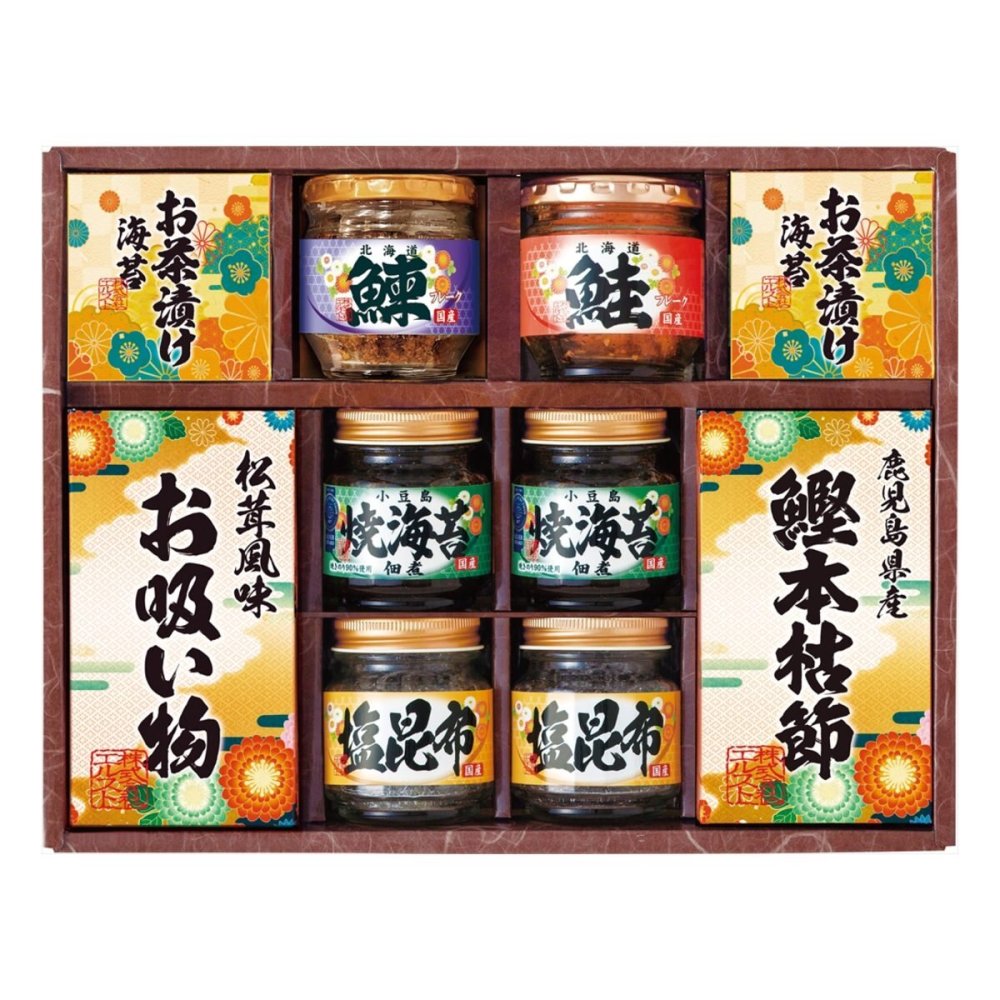 雅和膳 佃煮 鰹節ほか 詰め合わせ ギフトセット 7種 計10点入 和食 惣菜セット ご飯のお供 和風惣菜 のり佃煮【北海道・沖縄県・離島 配送不可】