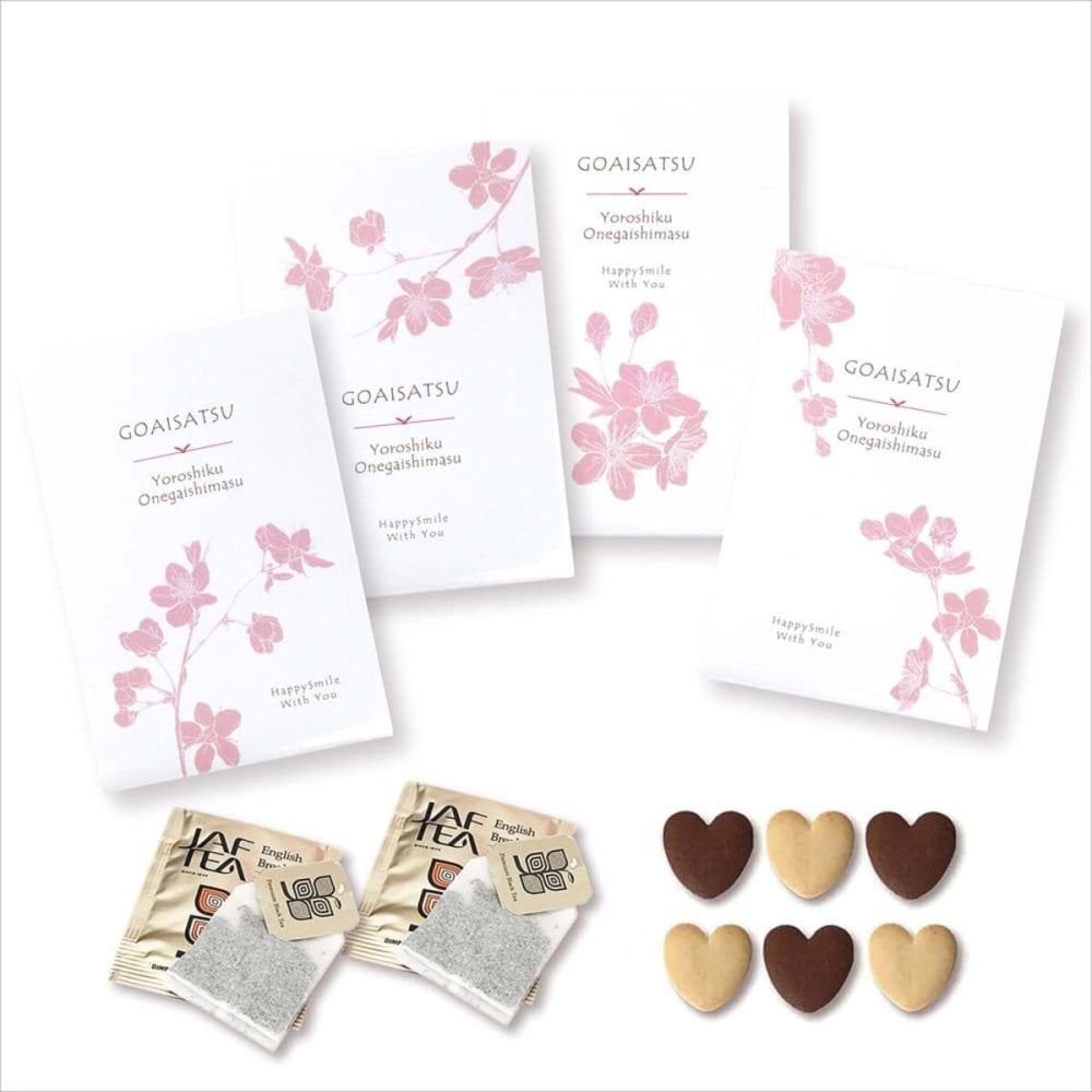 寿 SAKURA クッキー 紅茶 詰め合わせ ギフト 計24セット入 スイーツ 個包装 かわいい 焼き菓子 紅茶ティーバッグ【北海道・沖縄県・離島 配送不可】