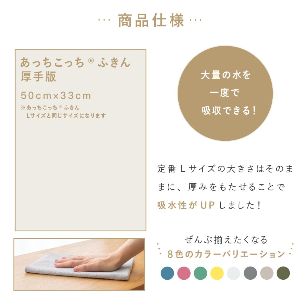ふきん テイジン あっちこっちふきん 厚手 Lサイズ 33×50cm 1枚 2枚セット 3枚セット 大判 日本製 帝人 ミクロスター 吸水 速乾 洗剤不要 厚手クロス 吸水クロス キッチンクロス 食器拭き 台拭き 掃除クロス 水拭き 油汚れ 洗面台 浴室 窓ガラス 鏡 フローリング 家電 フロントガラス 洗い替え まとめ買い 新生活 プレゼント ギフト