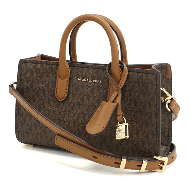 マイケルコース ハンドバッグ レディース ブランド MICHAEL KORS SCARLETT 2WAY 32F4GETC0B ブラウン