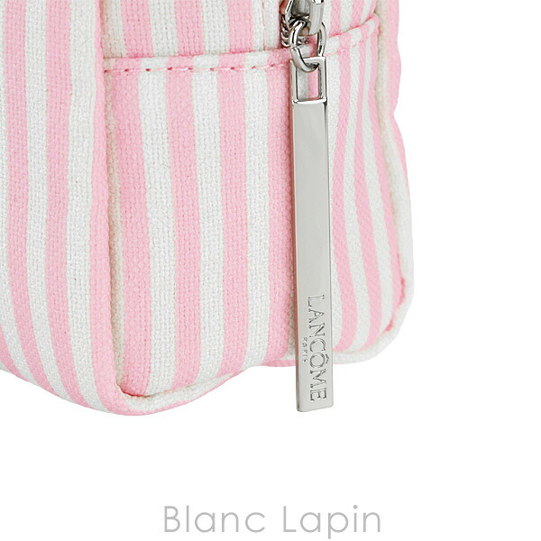 【ノベルティ】 ランコム LANCOME コスメポーチ ピンクストライプ