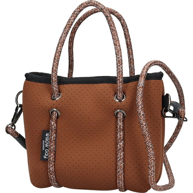 ウィローベイ ショルダーバッグ レディース ブランド WILLOWBAY ブティックタイニー マザーズバッグ  2WAY CINNAMON