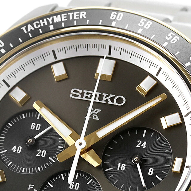 セイコー プロスペックス スピードタイマー ソーラー 腕時計 ブランド メンズ クロノグラフ SEIKO PROSPEX HBJ002P アナログ ダークグレー