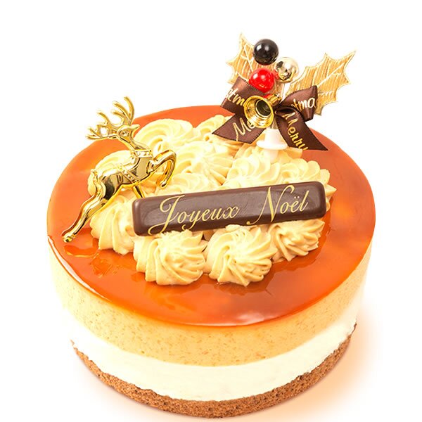 ＼早割！／ クリスマスケーキ クリスマスプレゼント 予約 2026 キャラメル ムース ケーキ キャラメルケーキ 4号 2人 3人 スイーツ お菓子 洋菓子 可愛い かわいい おしゃれ おいもや